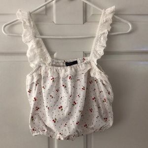 Cherry crop top